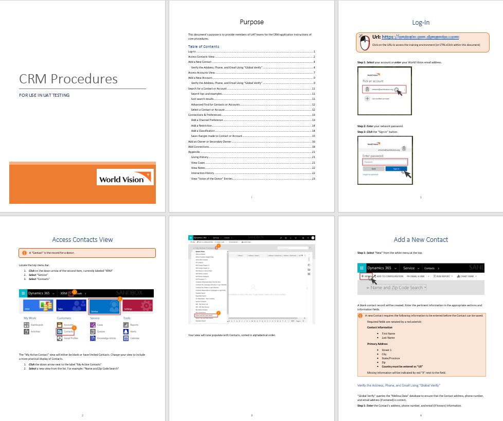 Procedures Preview